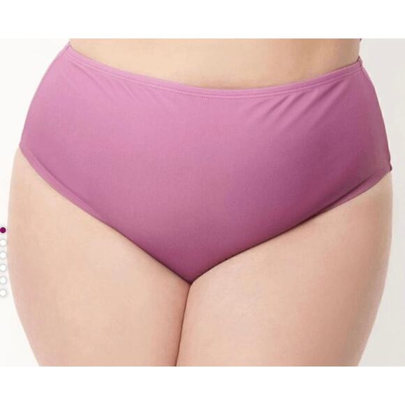 Unique Vintage 1970’s Purple Ombre Daphne High Waist Retro Bikini Bottom 3X NWOT - Picture 1 of 5